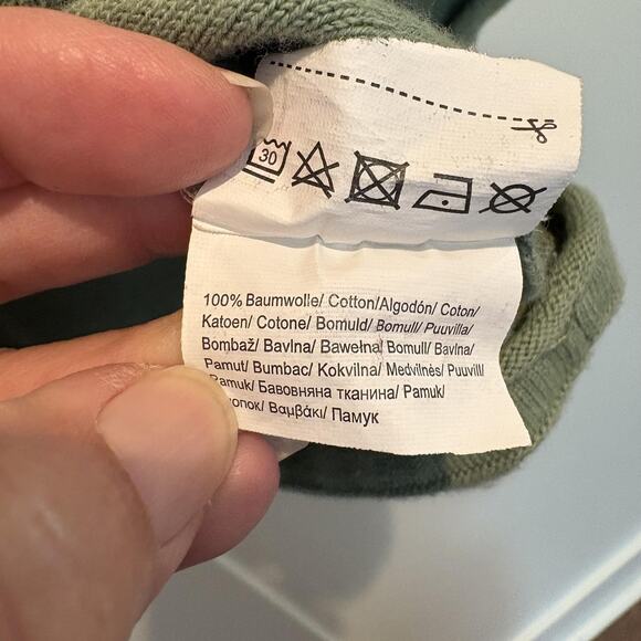 s.Oliver Sweater Mens Extra Large Green Pullover Crewneck Cotton Casual Classic - Picture 9 of 11